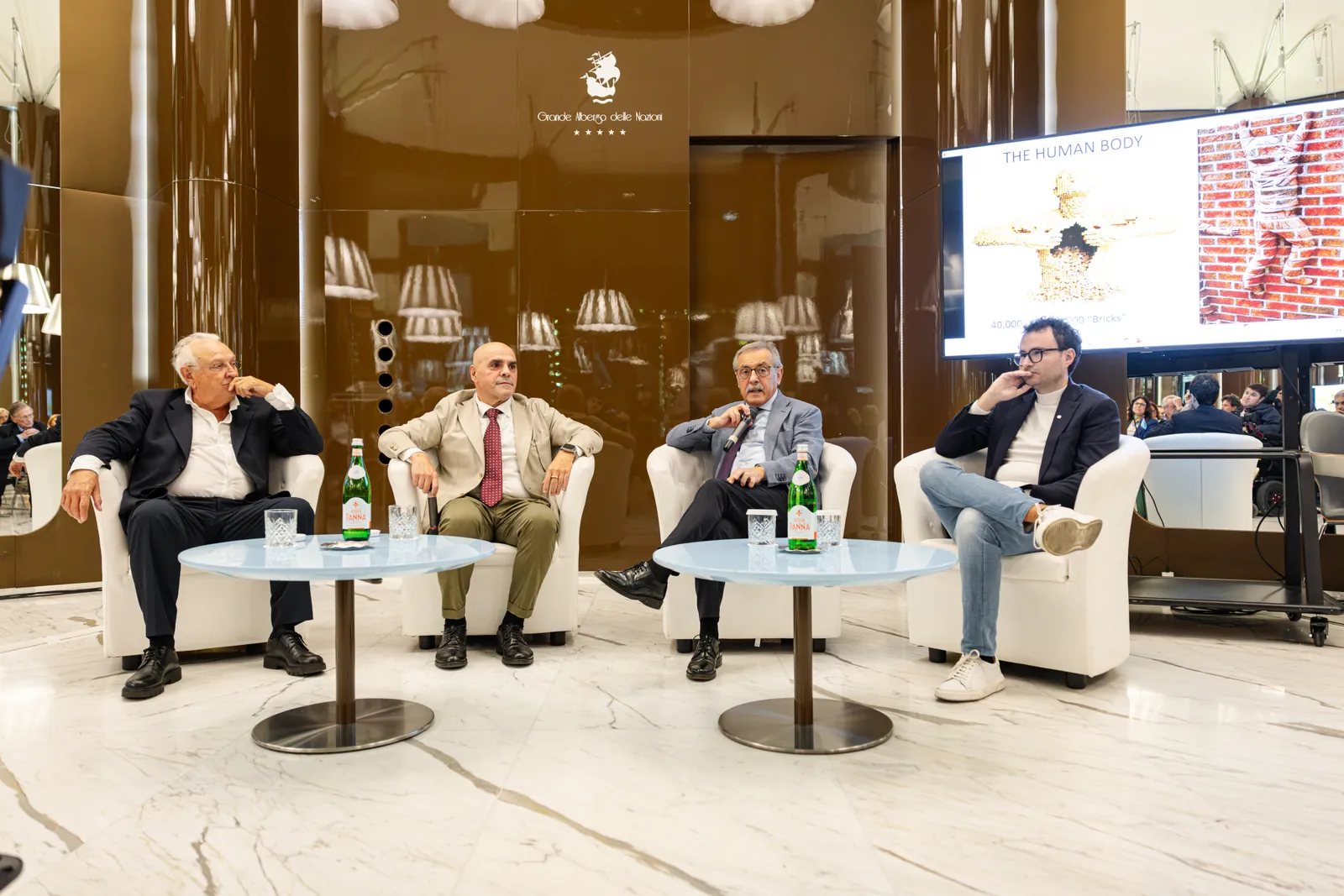 I relatori sul palco