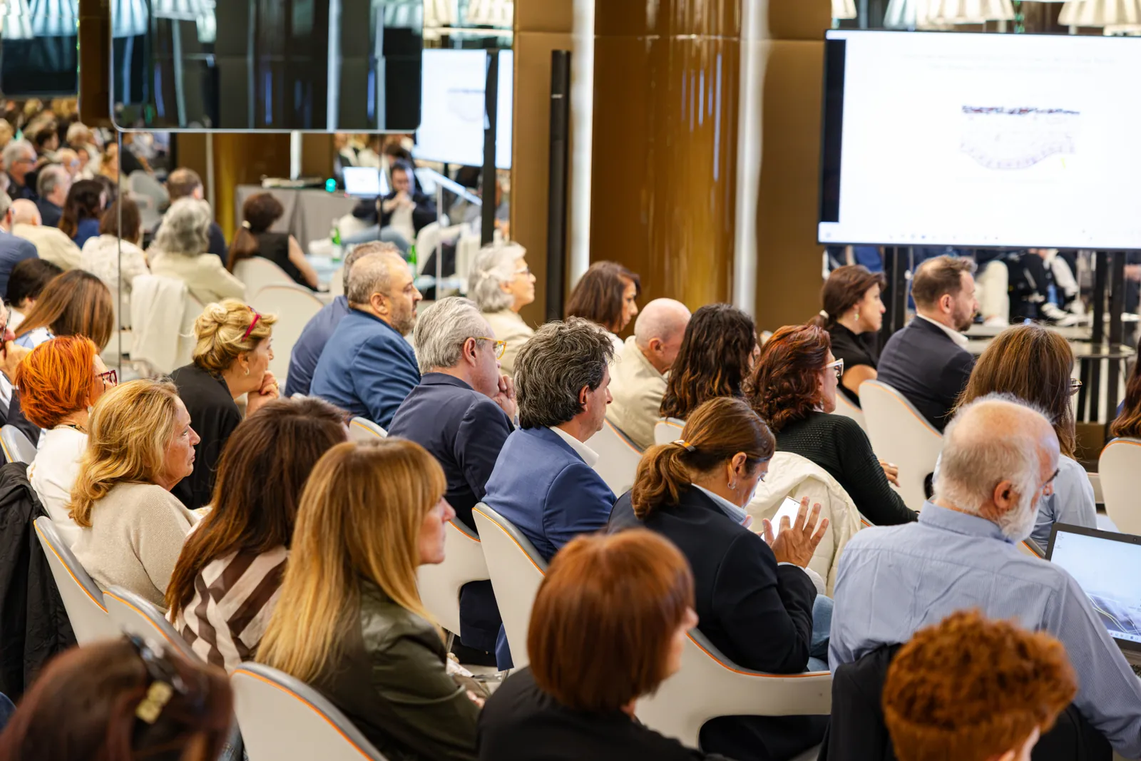 La sala durante la proiezione
