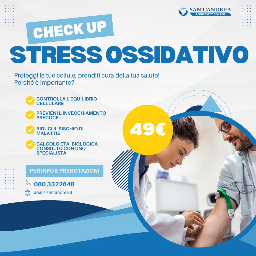Lo stress ossidativo è un fattore chiave nell'invecchiamento precoce e nello sviluppo di diverse patologie.