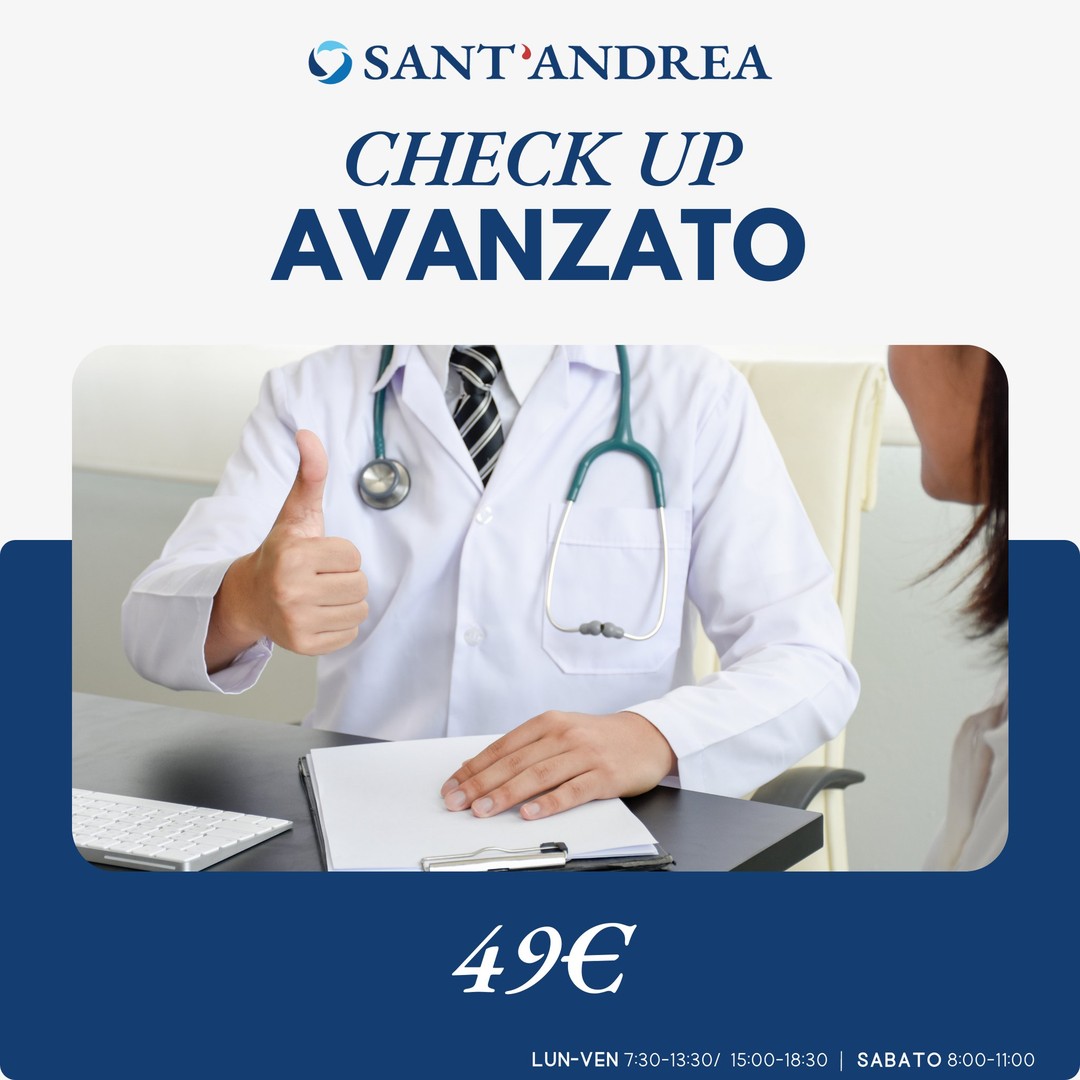 Conosci a fondo il tuo stato di 𝐬𝐚𝐥𝐮𝐭𝐞? Il 𝐂𝐡𝐞𝐜𝐤 𝐔𝐩 𝐀𝐯𝐚𝐧𝐳𝐚𝐭𝐨 comprende un insieme di
