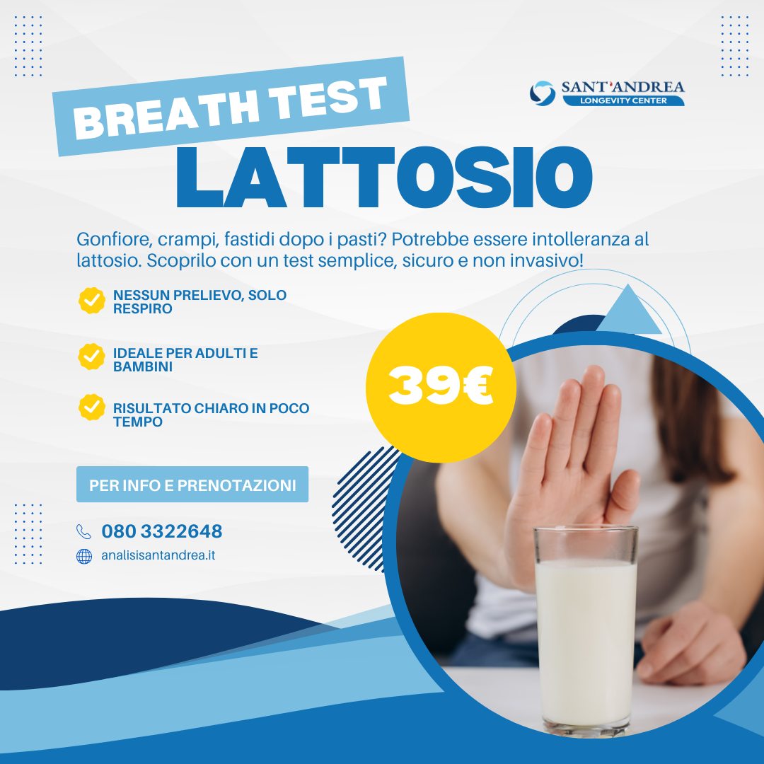 Ti senti spesso gonfio o hai fastidi dopo i pasti? Potrebbe essere intolleranza al lattosio... ma niente