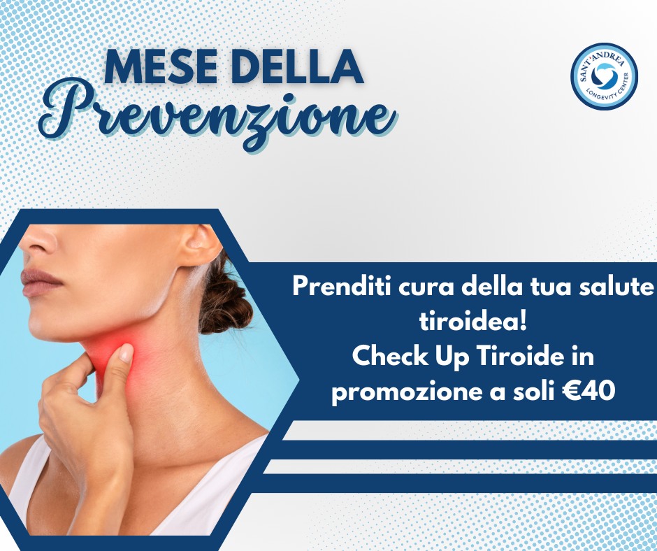 Una buona salute inizia con una tiroide felice! 🦋💙 Offerta limitata: il nostro check-up tiroideo