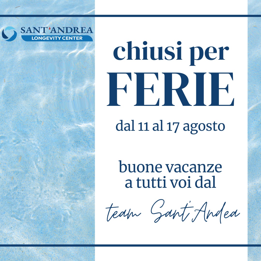 📢 Avviso importante 📢 Il nostro Laboratorio Analisi Sant’Andrea resterà chiuso per ferie 🏖️ dal 11 al 17