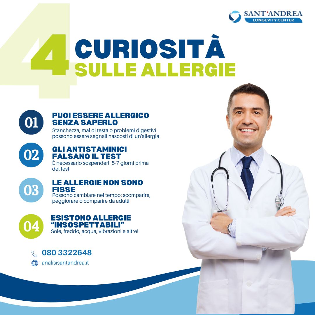 Sapevi che alcune allergie possono manifestarsi in modi inaspettati? Molti sintomi vengono sottovalutati,