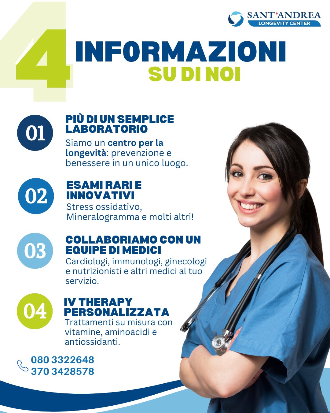 🔎 Conosci davvero il Sant’Andrea? Siamo un laboratorio di analisi, sì. Ma anche molto di più. Siamo persone