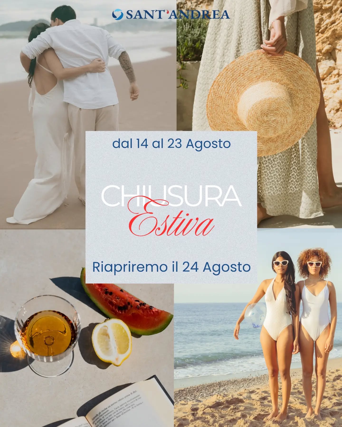 ​☀️ Avviso Chiusura Estiva ☀️ ​Informiamo i nostri gentili clienti che il Centro Sant'Andrea effettuerà un