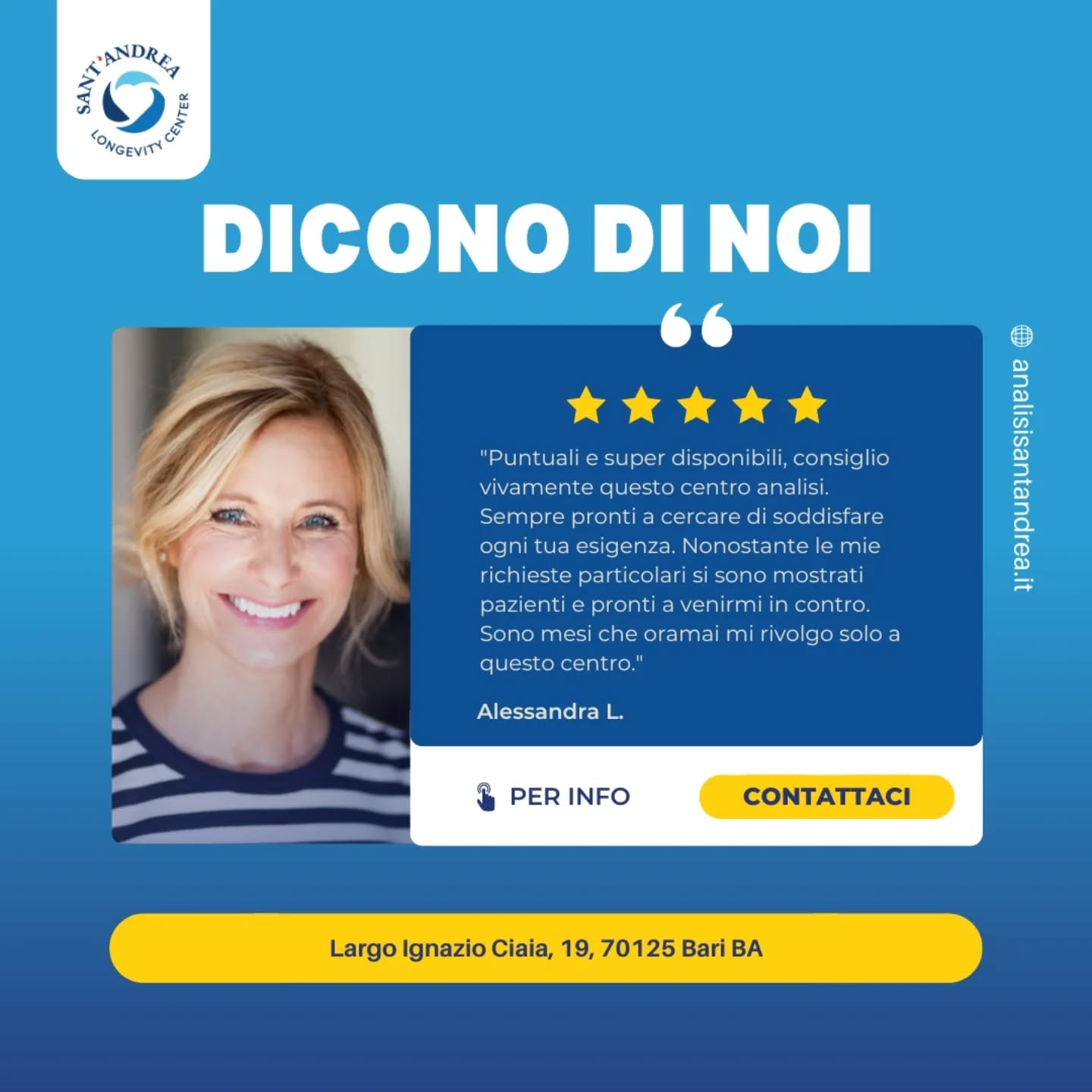 La vostra fiducia è il nostro traguardo più grande. 💙 ​Ricevere messaggi come questo ci riempie di orgoglio