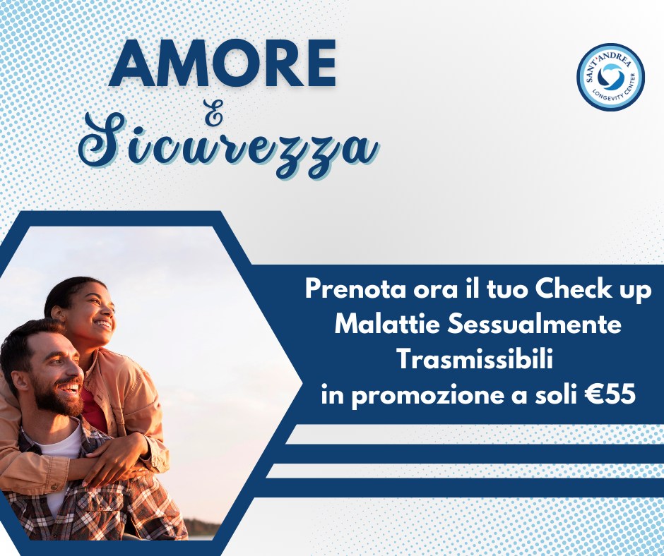 ❤️AMORE & SICUREZZA❤️ Prenota ora il tuo Check Up Malattie Sessualmente Trasmissibili in promozione a soli
